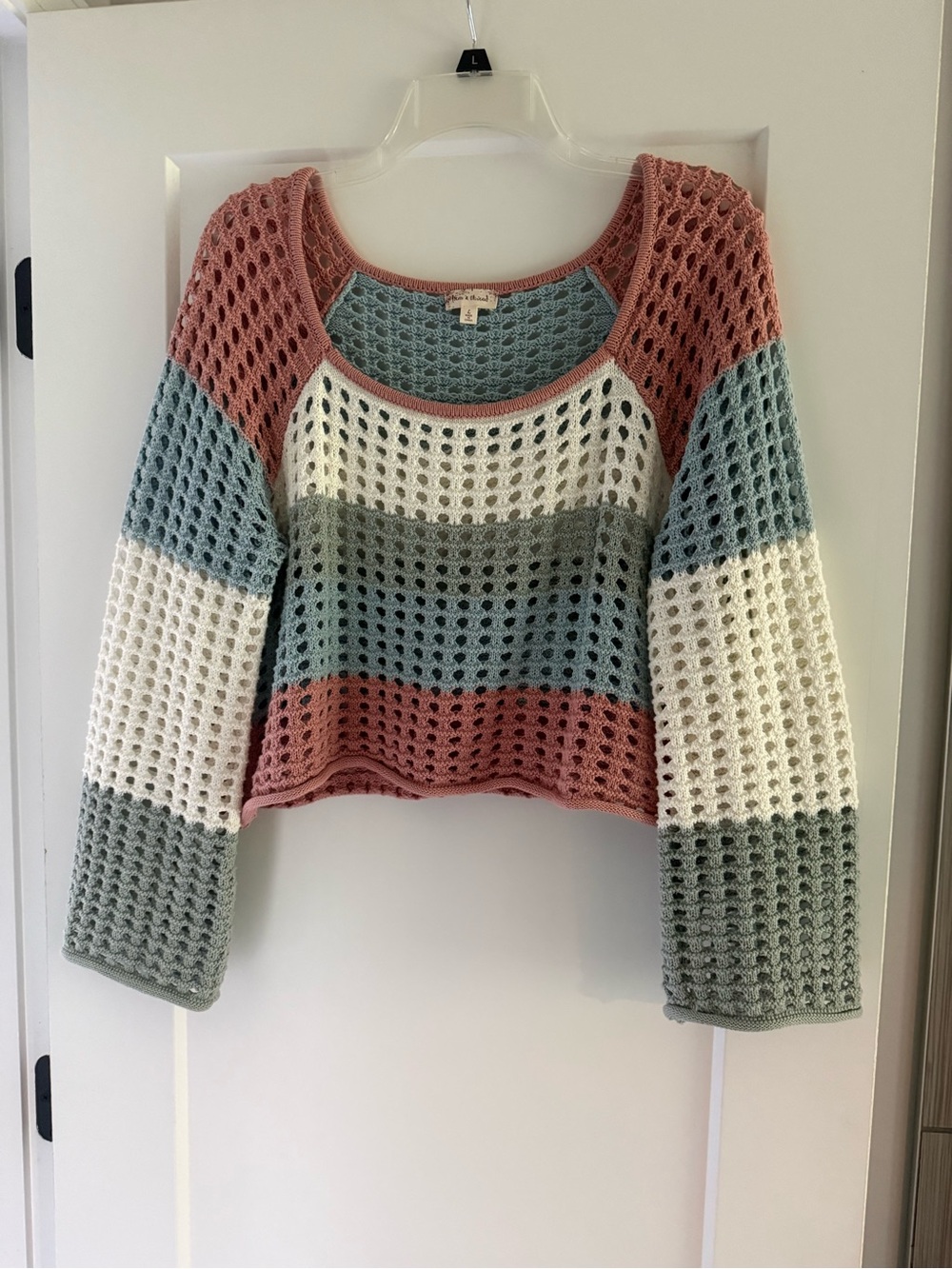 Hem & Thread Cropped Sweater